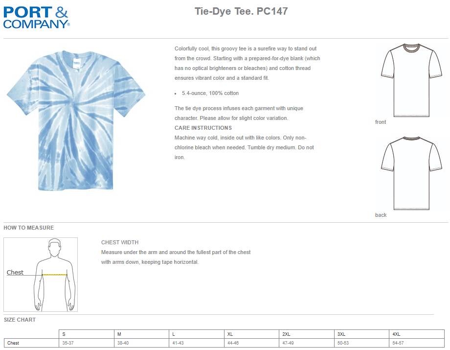 Hawks PTO Tie Dye T-shirt