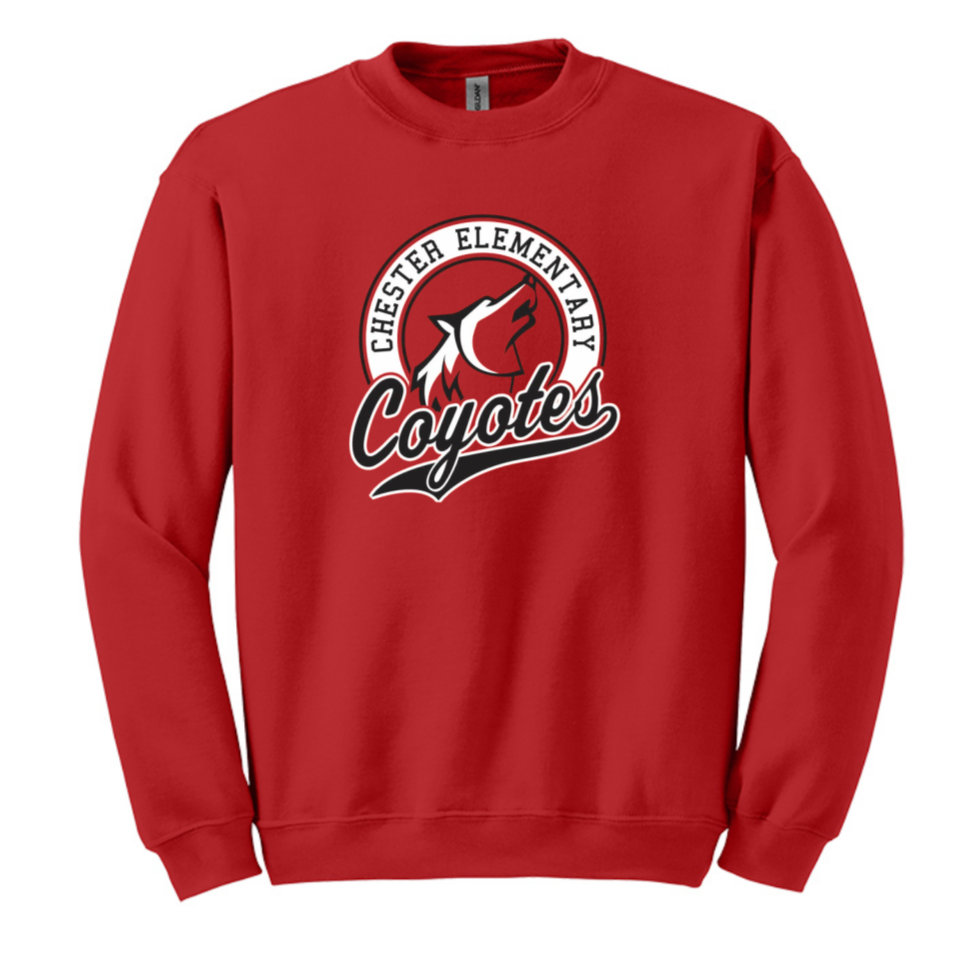 Chester Coyotes Crew Sweatshirts