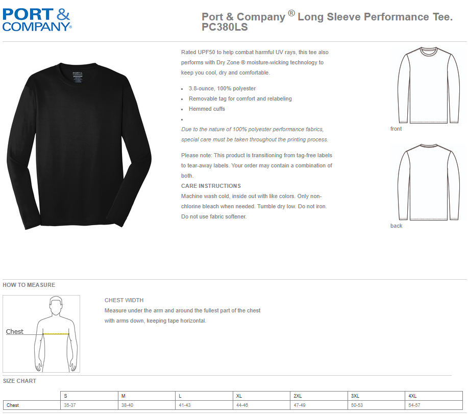 Hawks Tennis Long Sleeve T-shirt
