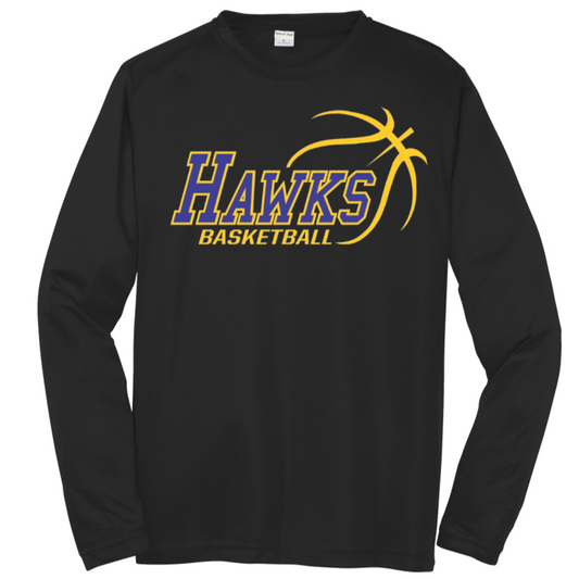 Hawks Basketball Long Sleeve Shirt