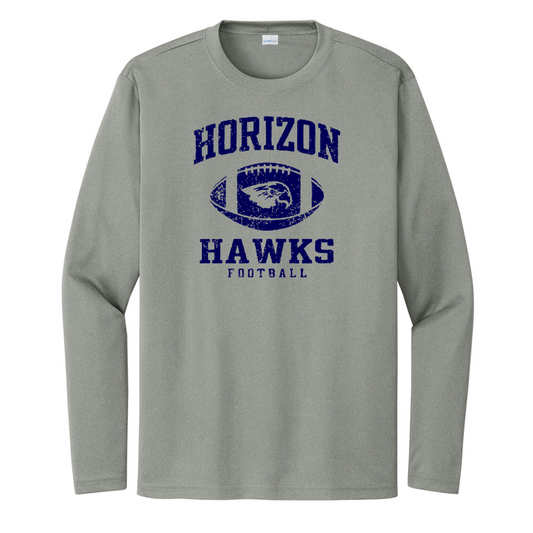 Hawks Football Long Sleeve Performance T-shirt