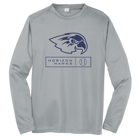 Hawks Baseball Long Sleeve T-shirt