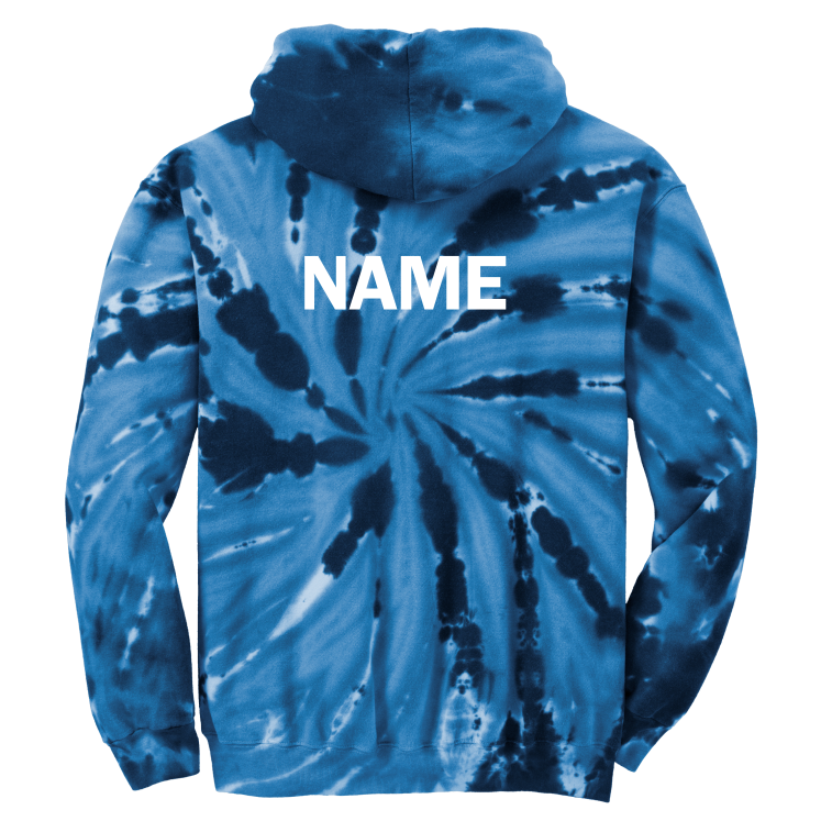 Hawks Volleyball Tie Dye Hoodie