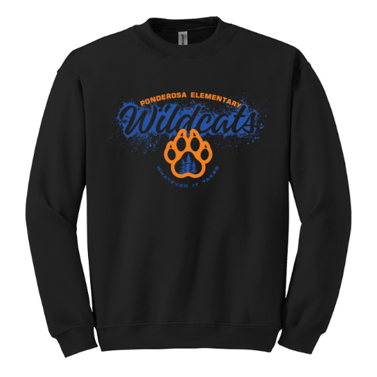 Ponderosa Paw Crew Sweatshirt