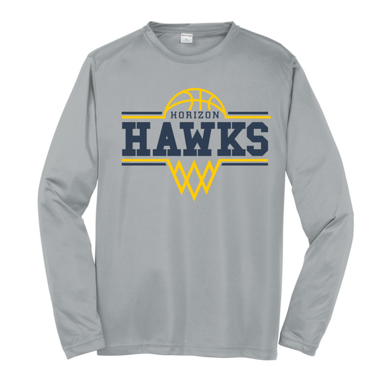 Hawks Basketball Long Sleeve Shirt