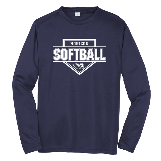 Hawks Softball Long Sleeve T-shirt Bad