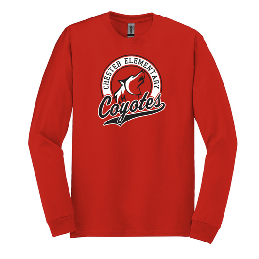Chester Coyotes Long Sleeve T-Shirt