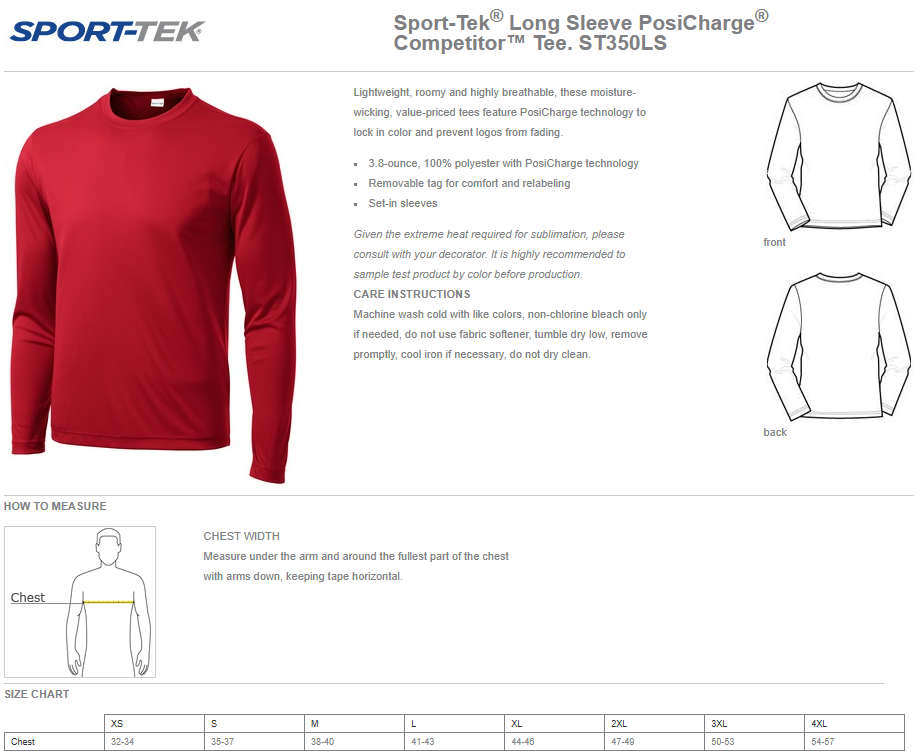 Horizon PTO EST. Long Sleeve Performance T-shirt